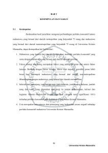 86 BAB V KESIMPULAN DAN SARAN 5.1 Kesimpulan Berdasarkan