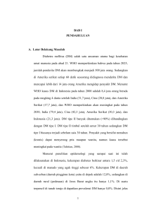 1 BAB I PENDAHULUAN A. Latar Belakang Masalah Diabetes