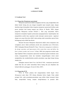 BAB II LANDASAN TEORI 2.1 Landasan Teori 2.1.1 Pengertian