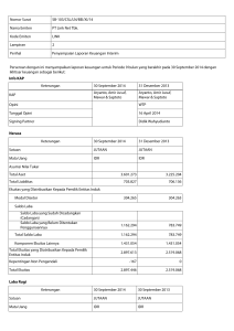 Nomor Surat SB-103/CSL/LN/BEI/XI/14 Nama Emiten PT Link Net