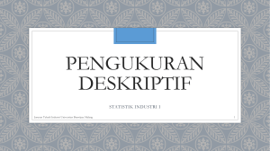 pengukuran deskriptif - Radia Sari