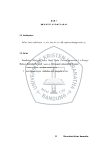 BAB V KESIMPULAN DAN SARAN 5.1 Kesimpulan Infusa daun