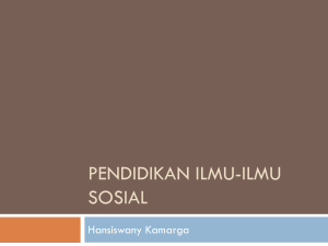 pendidikan ilmu-ilmu sosial