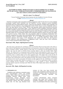 Jurnal Siliwangi Vol. 3. No.1, 2017 ISSN 2476