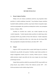 BAB III METODE PENELITIAN A. Ruang Lingkup Penelitian Ditinjau