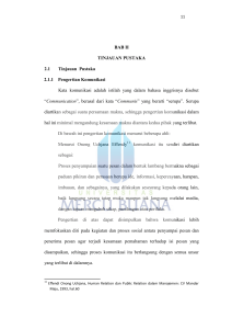 BAB II TINJAUAN PUSTAKA 2.1 Tinjauan Pustaka 2.1.1 Pengertian