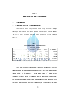 BAB V HASIL ANALISIS DAN PEMBAHASAN 5.1. Hasil Analisis 5.1