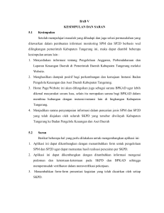 BAB V KESIMPULAN DAN SARAN 5.1 Kesimpulan Setelah