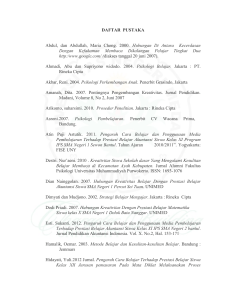 DAFTAR PUSTAKA Abdul, dan Abdullah, Maria Chong. 2000