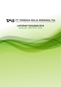 laporan tahunan 2016 annual report 2016