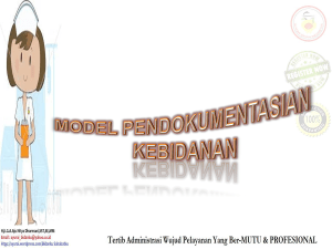 model pendokumentasian kebidanan