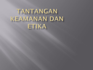 tantangan keamanan dan etika - E