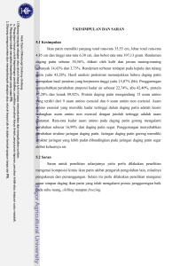 5 KESIMPULAN DAN SARAN 5.1 Kesimpulan Ikan patin memiliki