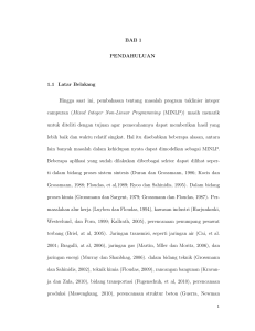 BAB 1 PENDAHULUAN 1.1 Latar Belakang Hingga saat ini