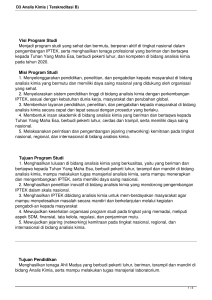 D3 Analis Kimia ( Terakreditasi B)