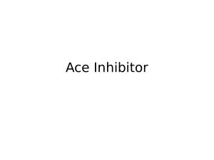 Ace inhibitor