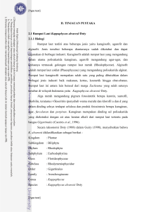 II. TINJAUAN PUSTAKA 2.1 Rumput Laut