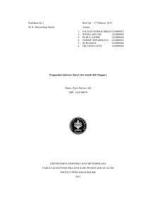 laporan praktikum 1 meteorologi