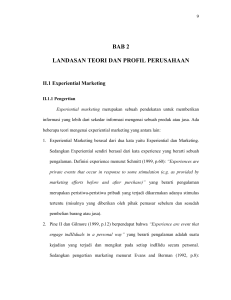 BAB 2 LANDASAN TEORI DAN PROFIL PERUSAHAAN