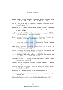 DAFTAR PUSTAKA Bungin, Burhan. Penelitian Kualitatif