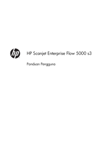 HP Scanjet Enterprise Flow 5000 s3 User Guide