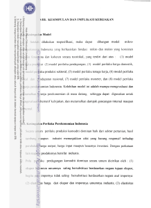 Analisis Simulasi Kebijakan Menghadapi Era