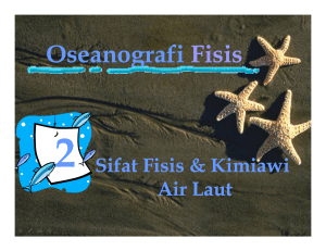 Oseanografi Fisis Oseanografi Fisis