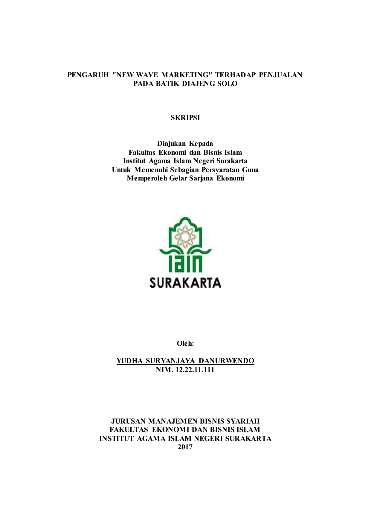 contoh proposal skripsi manajemen keuangan syariah malaysia