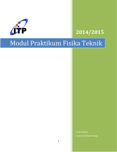 Modul Praktikum Fisika Teknik