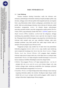 Analisis Keamanan Wireless Local Area Network