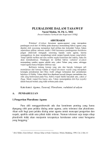 pluralisme dalam tasawuf