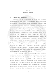 12 BAB II TINJAUAN PUSTAKA 2.1. Penelitian Terdahulu Koesuma