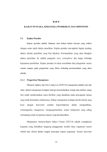 14 BAB II KAJIAN PUSTAKA, KERANGKA PEMIKIRAN