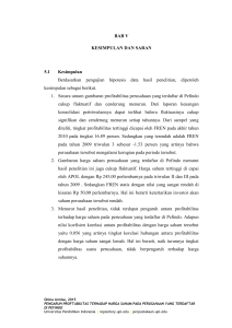 BAB V KESIMPULAN DAN SARAN 5.1