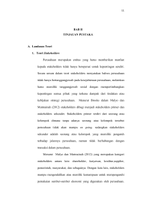 BAB II TINJAUAN PUSTAKA A. Landasan Teori 1