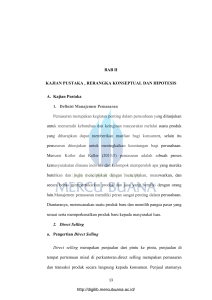 BAB II KAJIAN PUSTAKA , RERANGKA KONSEPTUAL DAN