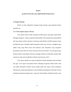 12 BAB II KAJIAN PUSTAKA DAN HIPOTESIS PENELITIAN 2.1