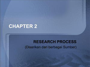 Ch 2 RESEARCH PROCESS