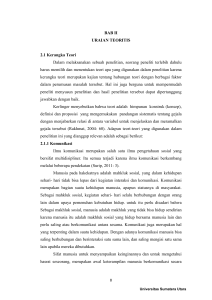 BAB II URAIAN TEORITIS 2.1 Kerangka Teori Dalam melaksanakan