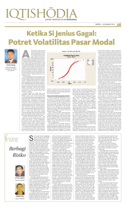 Potret Volatilitas Pasar Modal