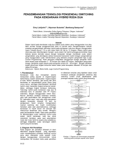 pengembangan teknologi pengendali switching