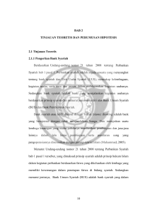 10 BAB 2 TINJAUAN TEORETIS DAN PERUMUSAN HIPOTESIS 2.1