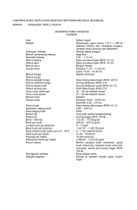 LAMPIRAN SURAT KEPUTUSAN MENTERI PERTANIAN