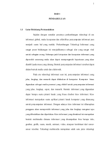 1 BAB 1 PENDAHULUAN 1.1 Latar Belakang Permasalahan