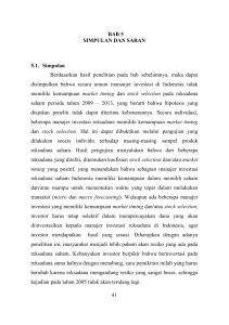 41 BAB 5 SIMPULAN DAN SARAN 5.1. Simpulan Berdasarkan hasil