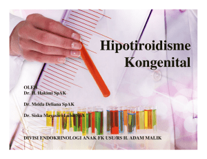 Hipotiroidisme Kongenital