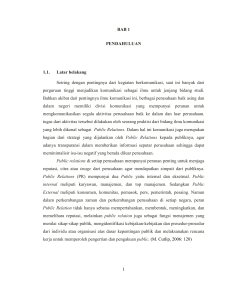 1 BAB 1 PENDAHULUAN 1.1. Latar belakang