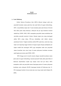 1 BAB I PENDAHULUAN A. Latar Belakang Infeksi Saluran