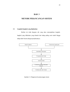 BAB 3 METODE PERANCANGAN SISTEM