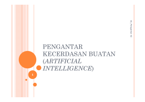 pengantar kecerdasan buatan (artificial intelligence)